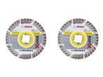 Veiling - 4x Bosch diamantschijf ø125x22,3mm X-Lock 2-pack, Doe-het-zelf en Verbouw, Nieuw