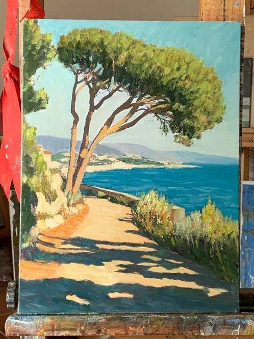 Dido - il pino verso il mare - the pine tree towards the sea, Antiek en Kunst, Kunst | Schilderijen | Modern