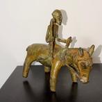 Cavalier rituel monté sur bovidé - sculptuur - Dogon - Mali