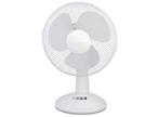 Profile Tafelventilator 30 cm – 3 Snelheden – Wit, Verzenden, Nieuw