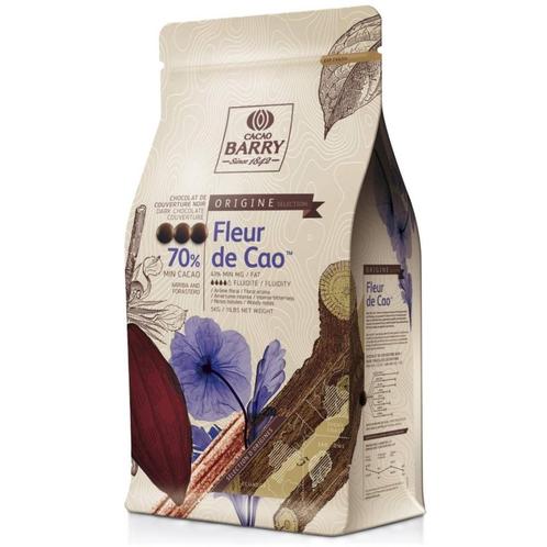 Callebaut Chocolade Callets Puur Fleur De Cao (70%) 5kg, Hobby en Vrije tijd, Taarten en Cupcakes maken, Nieuw, Verzenden