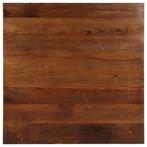 Tafelblad Recycled Hout 70x70 - OP=OP - Knallerprijs!, Huis en Inrichting, 50 tot 100 cm, Rustiek, Vierkant, Zo goed als nieuw