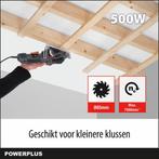 Powerplus POWE30040 Invalzaag - 500W - Ø85mm - Incl., Verzenden, Zo goed als nieuw