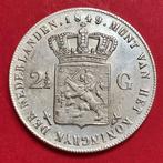 Nederland. Willem II. 2 1/2 Gulden 1849 (Zonder, Postzegels en Munten, Munten | Nederland