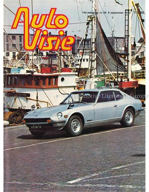 1974 AUTOVISIE MAGAZINE 36 NEDERLANDS, Boeken, Auto's | Folders en Tijdschriften