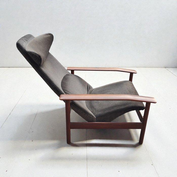Dokka Mobler - Sven Ivar Dysthe - Fauteuil - Fluweel, Teak, Antiek en Kunst, Kunst | Designobjecten