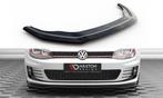 Voorspoiler VW Golf 7 GTI Glans Zwart v.3, Ophalen of Verzenden, Nieuw