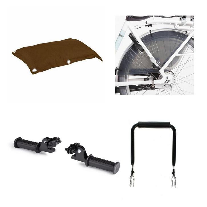 Niet verkeerd Fat zitje bruin compleet pakket, Fietsen en Brommers, Fietsaccessoires | Fietsstoeltjes, Nieuw, Verzenden