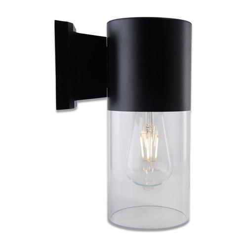 Ledisons Solar LED-wandlamp Piano zwart, Tuin en Terras, Buitenverlichting