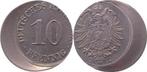 Duitsland Fehlpraegung 10 Pfennig 1875 A J 004 dezentrier..., Postzegels en Munten, Munten | Europa | Niet-Euromunten, Verzenden