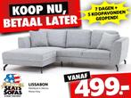 Lissabon Hoekbank vanaf €499.- Betaal in 3x zonder rente!, Huis en Inrichting, Banken | Bankstellen, Nieuw