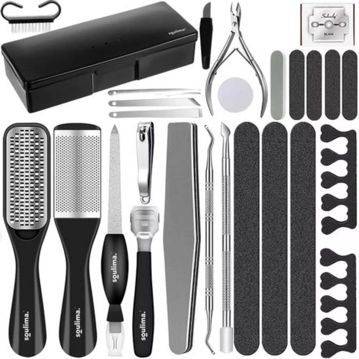 Soulima 30-Delige Pedicure Set: Ultieme Voetverzorging vo..., Diversen, Verpleegmiddelen, Nieuw, Ophalen of Verzenden