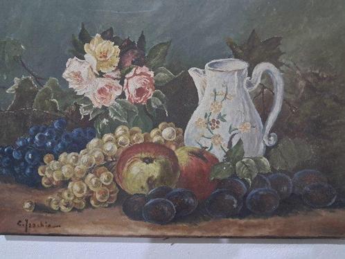 European school XIXe - Still life with fruits, Antiek en Kunst, Kunst | Schilderijen | Klassiek