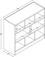 2dekans | VDD – Vakkenkast – Wandkast – Vakkenkast Wit –, Ophalen of Verzenden, Zo goed als nieuw