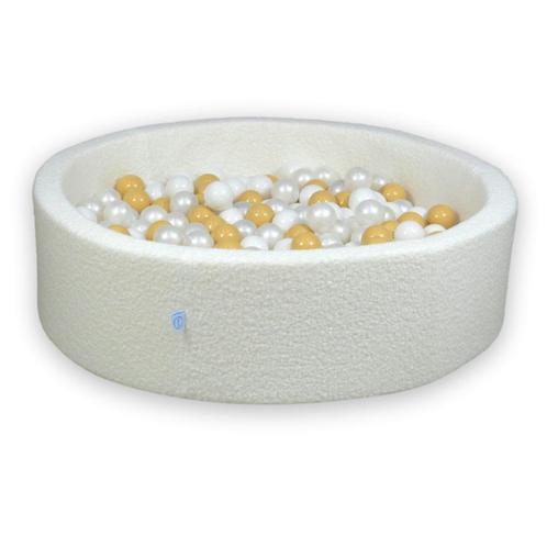Ballenbak teddystof 110x30 cm met 400 ballen (Speelgoed), Kinderen en Baby's, Speelgoed | Educatief en Creatief, Nieuw, Ophalen of Verzenden