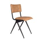 *WOONWINKEL* Dutchbone Willow Bruine Eetkamerstoel Leer