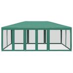 Partytent met 10 mesh zijwanden 6x4 m HDPE groen (Overige), Verzenden, Nieuw