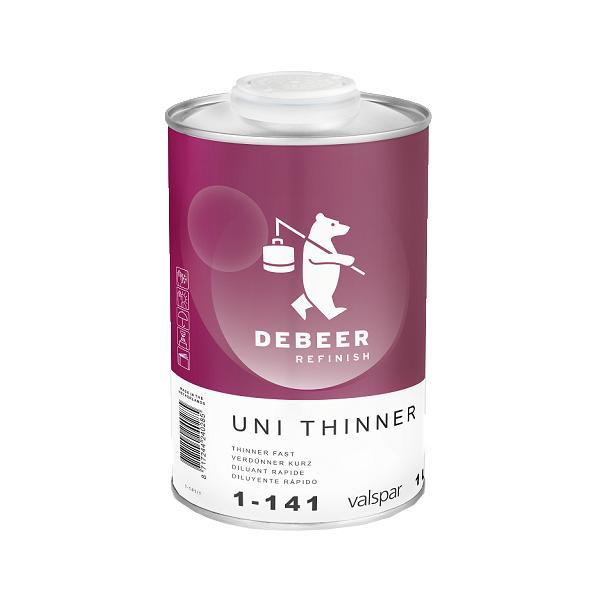 Uni Thinner Fast 1 Liter - 1-141 De Beer (Verdunners), Auto diversen, Autogereedschap, Nieuw, Verzenden