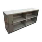 Roldeurkast 160x40x75cm, Grijs - Gebruikt, Huis en Inrichting, Kasten | Roldeurkasten en Archiefkasten, Ophalen of Verzenden, Gebruikt