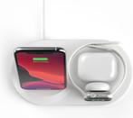 Belkin 3-in-1 Qi Draadloze oplader voor iPhone - 10W - Wit, Verzenden, Nieuw