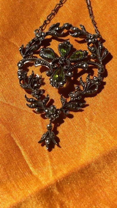 Zonder Minimumprijs - Ketting Zilver - art-deco, Sieraden, Tassen en Uiterlijk, Antieke sieraden