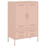 Roze Stalen Kast 101cm - Tweedekansje - Perfect voor de k..., Huis en Inrichting, Ophalen of Verzenden, Nieuw, Industrieel