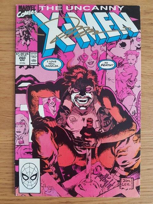 Uncanny X-Men #260 - Signed by Jim Lee + COA - 1 Signed, Boeken, Strips | Comics