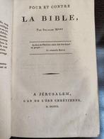 Sylvain Marèchal - Pour et contre la Bible - 1801, Antiek en Kunst, Antiek | Boeken en Bijbels