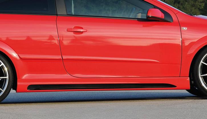 Rieger side skirt | Astra H GTC - 3-drs.    Astra H Twin-Top, Auto-onderdelen, Carrosserie en Plaatwerk, Nieuw, Opel, Verzenden