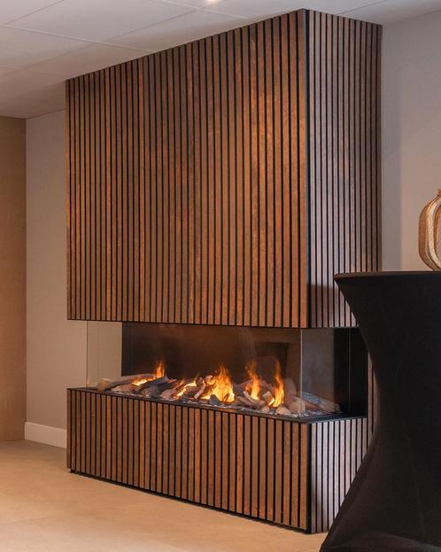 Faber e-MatriX Linear 1300/400 III showmodel, Huis en Inrichting, Kachels, Overige soorten, Elektrisch, Zo goed als nieuw, Inbouw