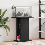 vidaXL Aquariumstandaard 60,5x36x72,5 cm bewerkt hout zwart, Dieren en Toebehoren, Verzenden, Nieuw