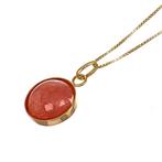 Ketting met hanger - 18 karaat Geel goud - 4.75ct. tw., Sieraden, Tassen en Uiterlijk, Antieke sieraden