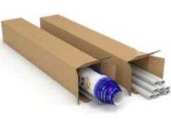 kartonnen koker vierkant | 120x120x1200mm GEEN VRACHTKOSTEN!, Zakelijke goederen, Partijgoederen en Retail | Verpakking en Verzending