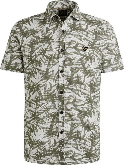 PME Legend Short Sleeve Overhemd Print Groen maat M Heren, Kleding | Heren, Overhemden, Nieuw, Verzenden