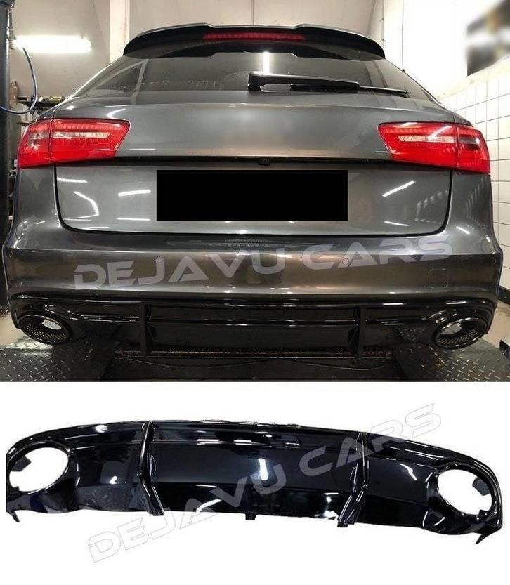 RS6 Look Diffuser voor Audi A6  C7 S line / S6, Auto diversen, Tuning en Styling, Ophalen of Verzenden