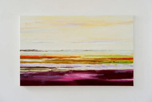 Matthieu van Riel - Landscape (Carmine Red), Antiek en Kunst, Kunst | Schilderijen | Modern