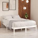 vidaXL Bedframe massief hout wit 180x200 cm, Huis en Inrichting, Slaapkamer | Bedden, Eenpersoons, Verzenden, Wit, Nieuw