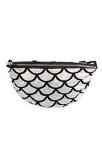 Schubben Heuptas Zilver Fanny Pack Twee Vakken Zwarte Band T, Ophalen of Verzenden, Nieuw, Overige typen