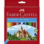 Kleurpotlood faber-castell 24st assorti | Set a 24 stuk, Ophalen of Verzenden