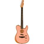 Fender American Acoustasonic Telecaster Shell Pink EB elektr, Nieuw, Verzenden