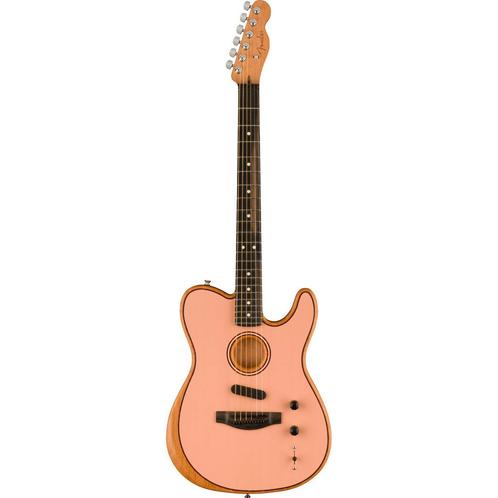 Fender American Acoustasonic Telecaster Shell Pink EB elektr, Muziek en Instrumenten, Snaarinstrumenten | Gitaren | Akoestisch
