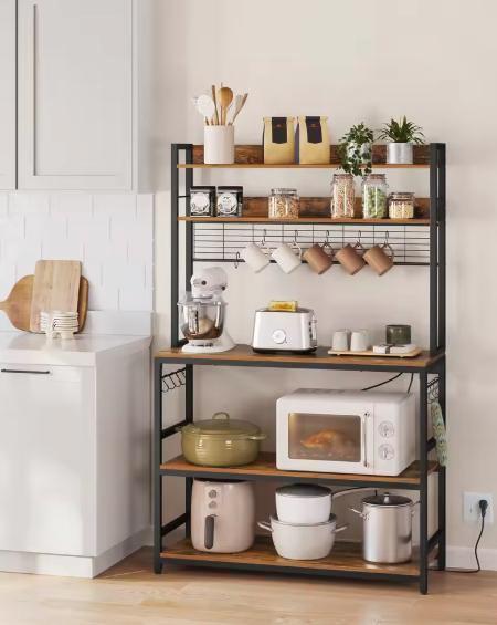 Keukenrek met Stopcontacten, 5 Lagen & 14 Haken, Huis en Inrichting, Keuken | Keukenelementen, Nieuw, Verzenden