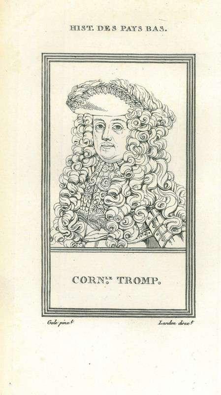 Portrait of Cornelis Maartenszoon Tromp, Antiek en Kunst, Kunst | Etsen en Gravures