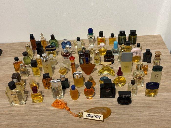 Parfumfles (61) - Glas - 61 flacons miniatures, Antiek en Kunst, Antiek | Glas en Kristal