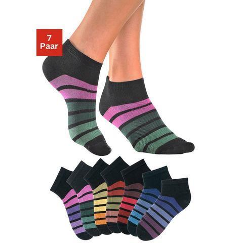 H.I.S Sneakersokken met kleurrijke horizontale strepen, Kleding | Dames, Leggings, Maillots en Panty's, Nieuw, Verzenden
