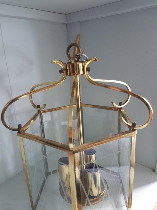 Plafondlamp - Messing, Antiek en Kunst, Curiosa en Brocante