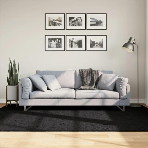 vidaXL Vloerkleed PAMPLONA shaggy hoogpolig modern 160x230, Huis en Inrichting, Stoffering | Tapijten en Kleden, Zwart, Nieuw