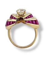 Ring - 18 karaat Geel goud, Franse 18K Geel Gouden Ring met, Nieuw