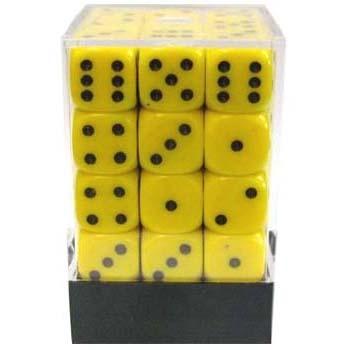 Dobbelstenen 36xD6 Geel 12mm beschikbaar voor biedingen