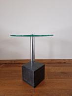 Metaform - Hank Kwint - Bijzettafel - HK-1 - Glas, Graniet,